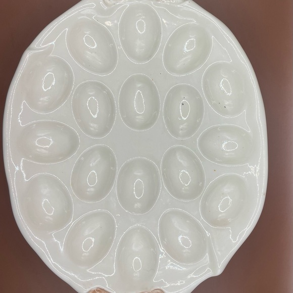 Beautiful Unique Ceramic Deviled Egg Serving Tray - Picture 5 of 12